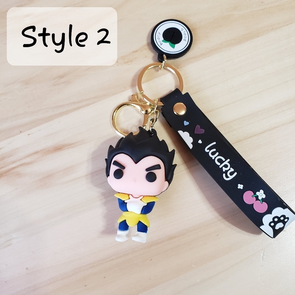 Anime Characters Big Fashion 3D Cartoon Keychains 6 Styles To Choose From - Picture 4 of 7